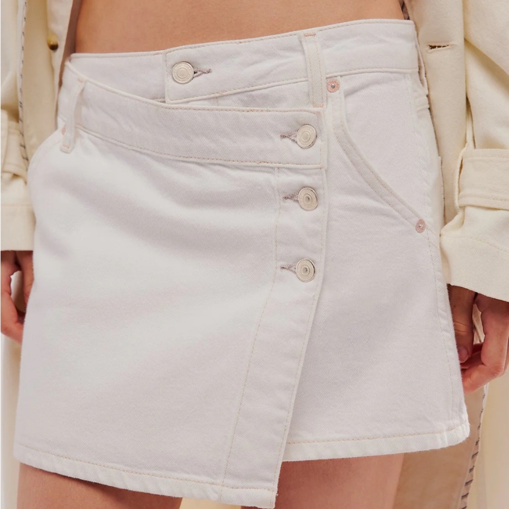 Free People We The Free Wynne Denim Skirt